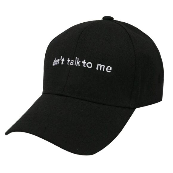 "Don't Talk to Me" Baseball Cap - Picture 2 of 3